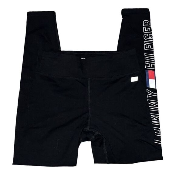 Tommy Hilfiger Sport High Rise Logo Leggings - Picture 1 of 7